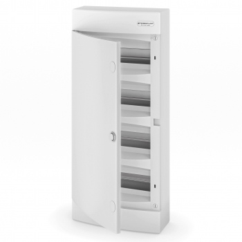 Sicherungskasten Aufputz IP40 4-Reihig 48-Module